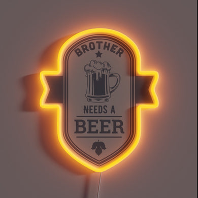 Perfectly lit humor for your favorite beer-loving buddy's man cave.
