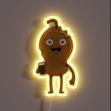 Charger l&#39;image dans la galerie, Vibrant neon beer sign featuring a bold brown ale monster.