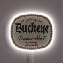 Charger l&#39;image dans la galerie, Bright retro neon sign featuring defunct Buckeye Beer branding.