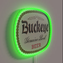 Charger l&#39;image dans la galerie, Vintage defunct Ohio brewery neon sign with bright RGB colors.