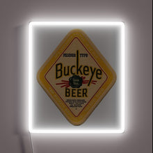 Charger l&#39;image dans la galerie, Vibrant Buckeye Spirit Illuminated with Electrifying Green Beer Sign