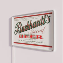 Charger l&#39;image dans la galerie, Burkhardt&#39;s special beer bar decor with colorful RGB glowing sign