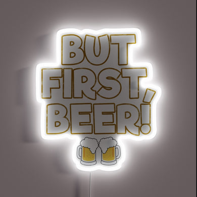 Neon Sign for Beer Enthusiasts with RGB Color Changing Lighting Effect