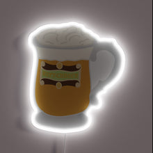 Charger l&#39;image dans la galerie, Magical drink inspired art with vibrant neon colors illuminated glow