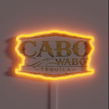 Charger l&#39;image dans la galerie, Cabo Wabo Tequila neon sign with distressed logo.