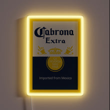 Charger l&#39;image dans la galerie, Eye-catching RGB neon sign with bold &#39;Cabrona&#39; Las Vegas-style design.