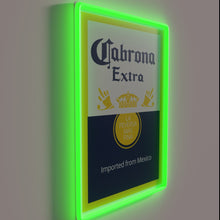 Charger l&#39;image dans la galerie, Neon &#39;Cabrona&#39; sign in bold, edgy RGB color scheme