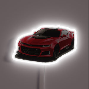 Boldly illuminate your space with this American muscle car nostalgia.
