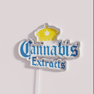 Eye-catching Neon Sign for Cannabis Extract Laboratory and Dispensary Decorations