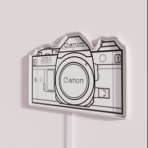 Neon Canon AE 1 RGB Sign for Photography Studio Decor