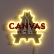 Charger l&#39;image dans la galerie, Vibrant Canvas Brewing Co RGB neon beer bar decor lighting.