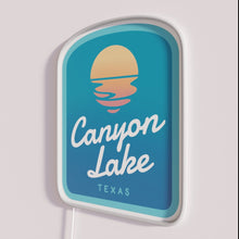 Charger l&#39;image dans la galerie, RGB Texas Sunset Neon Wall Decor for Coastal Inspired Living Spaces