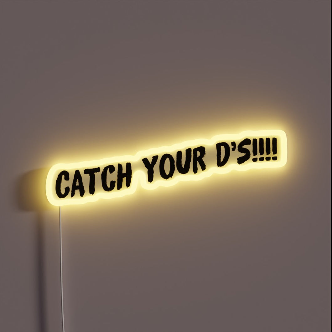 Neon gaming desk light with customizable RGB colors and design.