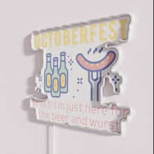 Charger l&#39;image dans la galerie, Germany&#39;s Oktoberfest celebration with beer, bratwurst, and Bavarian charm neon