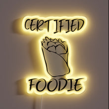 Charger l&#39;image dans la galerie, Celebrating my love for plant-based cuisine in bold neon style