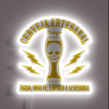 Charger l&#39;image dans la galerie, RGB Handcrafted Beer Sign Artisanal Crafted with Neon Accents