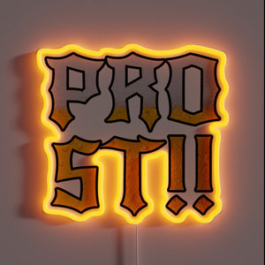 Vintage-style neon beer sign for Oktoberfest celebrations and bar decor