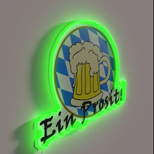 Charger l&#39;image dans la galerie, Colorful Prost! Oktoberfest-themed RGB Neon Sign for Home Bar Decor