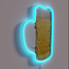 Charger l&#39;image dans la galerie, Neon beer decor with colorful RGB lighting effect welcome message