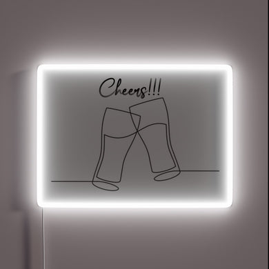 Dazzling RGB LED neon sign adding personality to any space.