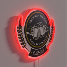 Charger l&#39;image dans la galerie, Add vibrant atmosphere with customizable color changing neon bar lights