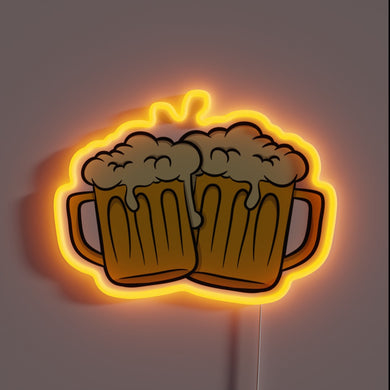 Add a splash of color with this LED neon sign