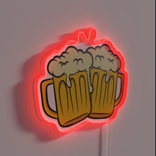 Charger l&#39;image dans la galerie, Vibrant colorful neon wall decor with customizable RGB lighting effects.