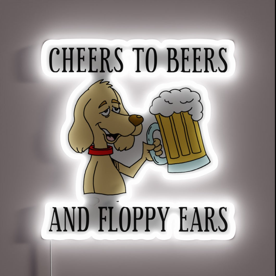 Brew-tiful Pet-Themed Neon Sign for Beer Lovers and Canines Fans
