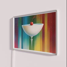 Charger l&#39;image dans la galerie, Cherry Martini Bar Decorative RGB LED Neon Sign For Home Bars