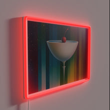 Charger l&#39;image dans la galerie, Add a touch of glamour with our cherry martini neon sign.