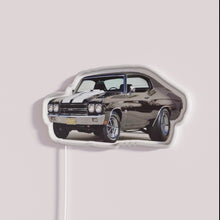 Charger l&#39;image dans la galerie, Vintage Chevrolet Chevelle retro car neon LED light wall decor