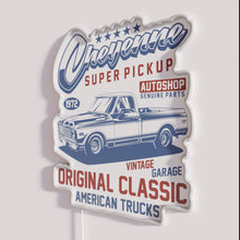 Charger l&#39;image dans la galerie, Vintage Chevrolet Cheyenne 1972 Neon Sign Retro Automotive Decor Classic