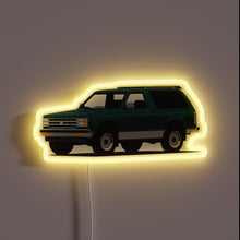 Charger l&#39;image dans la galerie, Customizable Chevrolet S10 Blazer RGB Neon Sign with Vibrant Color Options.
