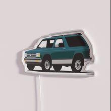 Charger l&#39;image dans la galerie, Chevrolet S10 Blazer classic sports car neon sign RGB LED