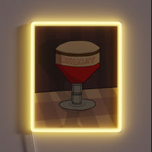 Charger l&#39;image dans la galerie, Eye-catching RBG neon sign featuring iconic Chimay Beer logo design