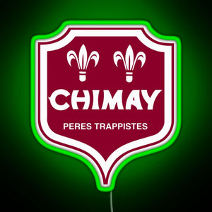 Chimay RGB neon sign green