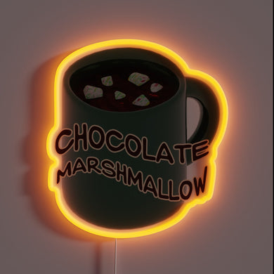 Neon Sign: Brightly Lit Chocolate Marshmallow Treats Iconic Roadside Attraction