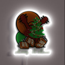 Charger l&#39;image dans la galerie, Neon RGB illuminated Christmas guitar party with beer can fun