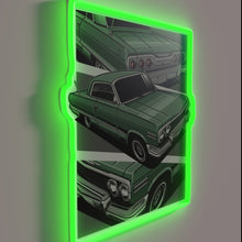 Charger l&#39;image dans la galerie, Vintage 1963 Chevrolet Impala SS Neon Sign Decorative Wall Art