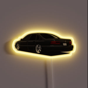 Vintage Automotive Decor - Custom RGB Lighting for Retro Car Lovers