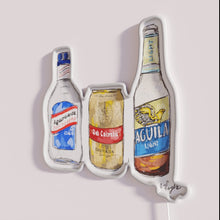 Charger l&#39;image dans la galerie, RGB Neon Sign with Colombian Beer Brands Logos and Lettering