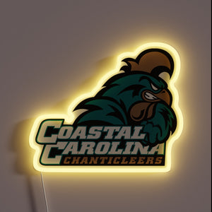 Light up your game day spirit with this Coastal Carolina Chanticleers neon sign — bold, fierce, and ready to dominate the wall!