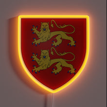 Charger l&#39;image dans la galerie, RGB lit replica of the historic Norman crest emblem.