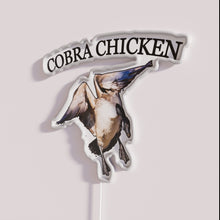Charger l&#39;image dans la galerie, Bright Neon LED Sign with Cobra Chicken Design in RGB