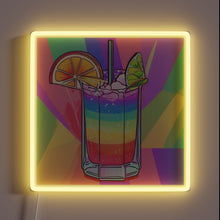 Charger l&#39;image dans la galerie, Brighten up your space with this colorful cocktail-themed neon sign