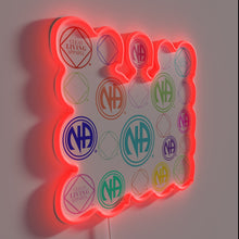 Charger l&#39;image dans la galerie, Add Vibrant NA Symbol Inspiration to Your Space with Neon Sign