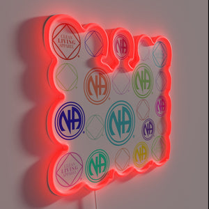 Add Vibrant NA Symbol Inspiration to Your Space with Neon Sign