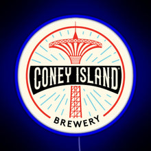 Charger l&#39;image dans la galerie, Coney Island Brewery RGB neon sign blue
