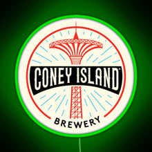 Charger l&#39;image dans la galerie, Coney Island Brewery RGB neon sign green