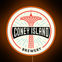 Charger l&#39;image dans la galerie, Coney Island Brewery RGB neon sign orange